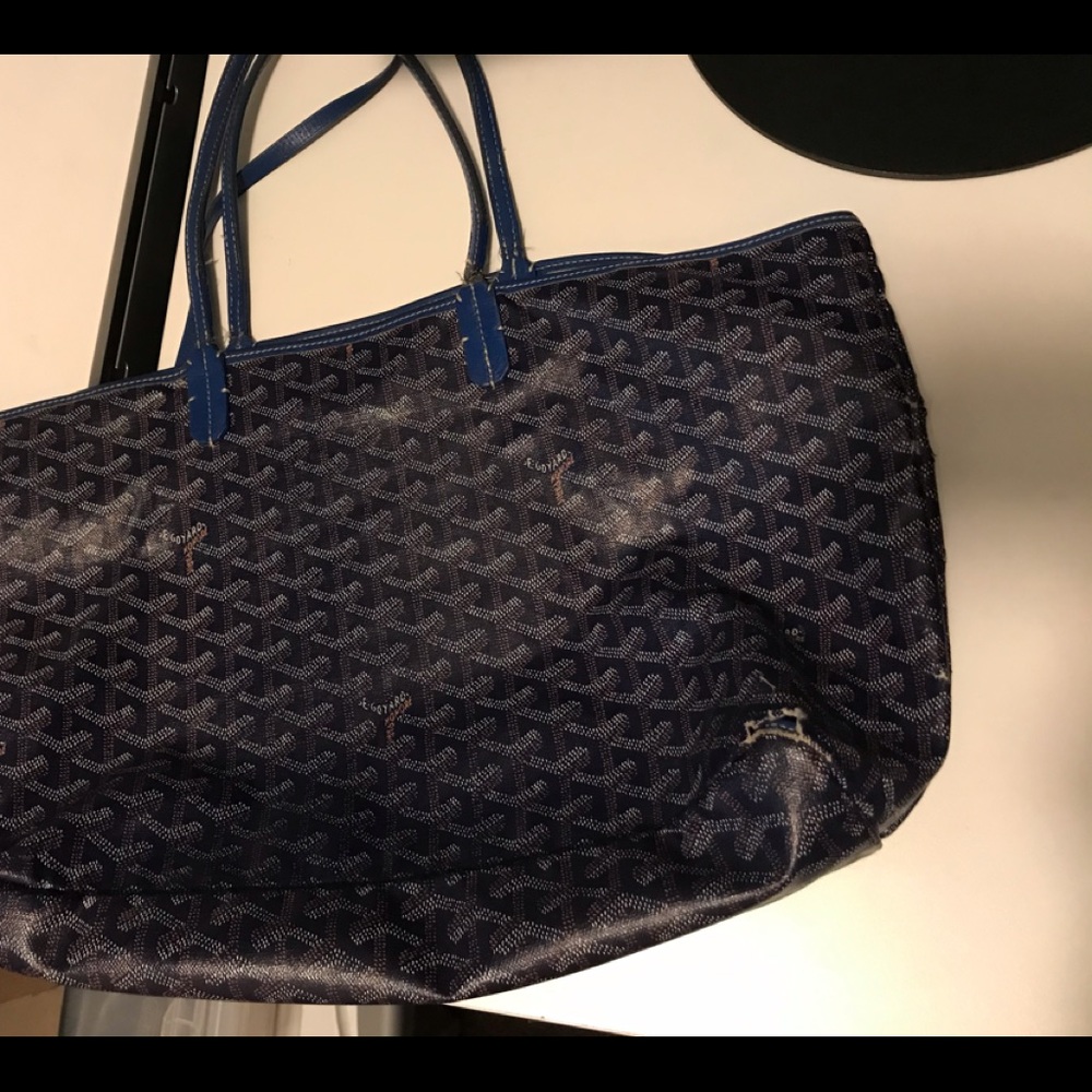 Blue Goyard Tote